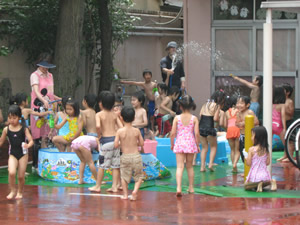 水遊び